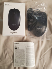 Logitech M100 USB Wired Optical Mouse - Tested, Working, Barely Used 