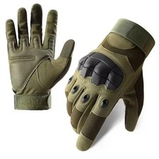 Motorbike Motorcycle Leather Gloves Waterproof Knuckle Thermal Protection winter