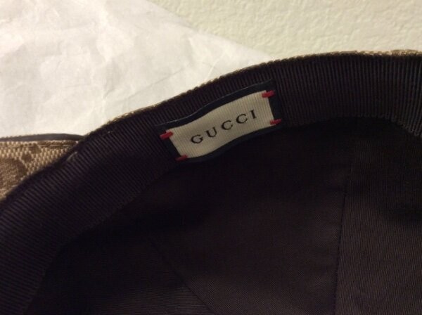 GUCCI MONOGRAM WEB BASEBALL HAT BALL CAP MED - image 7
