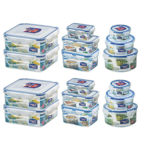 Lock & Lock 16pc Classic Container Set 16 Piece - Picture 1 of 2