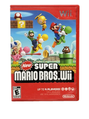 New SUPER MARIO BROS Wii Nintendo Wii . Tested