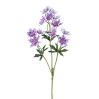 Artplants Deko Zweig Scabiosa Frosa, Lila, 65Cm