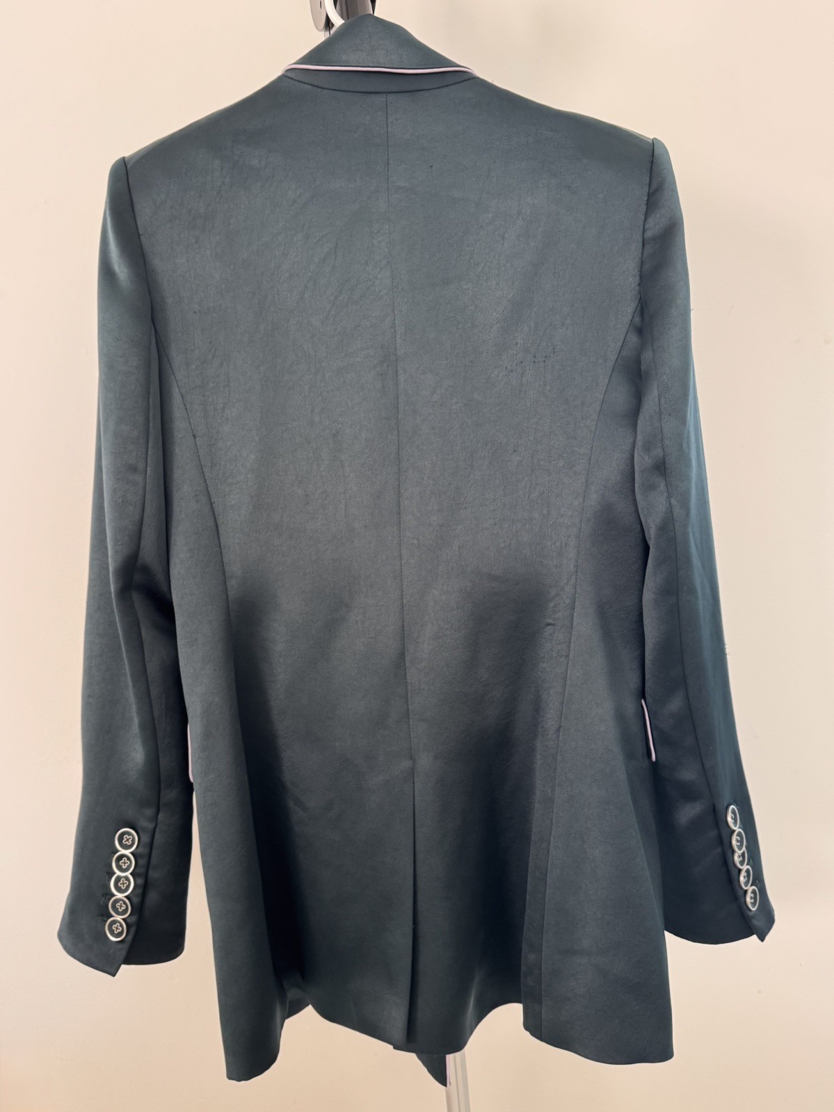 Veronica Beard Eiza Jacket double-breasted satin … - image 5