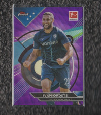 2022-23 Topps Finest Bundesliga Ivan Ordets Purple Wave REF 147/250