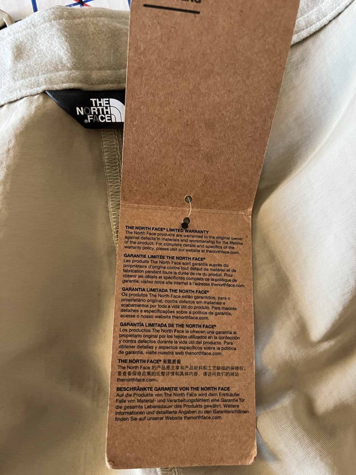 The North Face Paramount Trail Pants 31x31 Twill Beige Mens Hiking Sample NWT image 4
