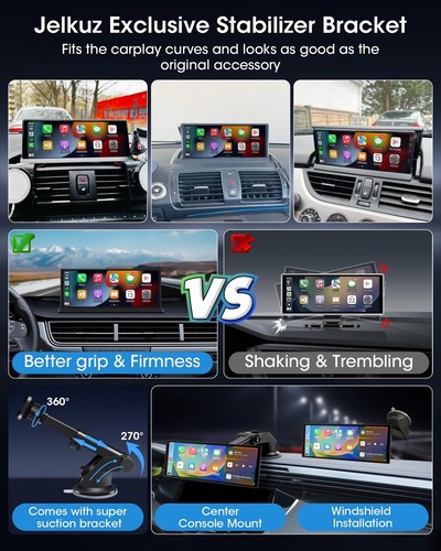 Pantalla Apple Carplay 2025 11,26"" para coche inalámbrico Car Play y Android Auto Car... - Imagen 4 de 8