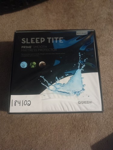MALOUF Sleep Tite Prime Smooth Mattress Protector QUEEN - Picture 2 of 12