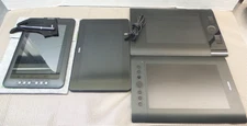 Lot of 4 Digital Drawing Tablets | Powers On | For Parts/Repair