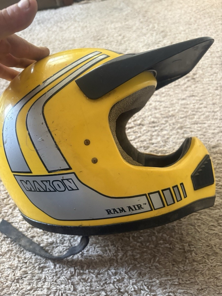 【おすすめ】VINTAGE MAXON MX HELMET Maxon Ram Air Helmet Vintage Motocross Helmet Vmx | eBay