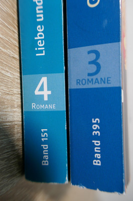  2 TB BIANCA BAND 151-4ROMANE & BAND 395 -3 ROMAN IN GROSSER SCHRIFT UNGELESEN