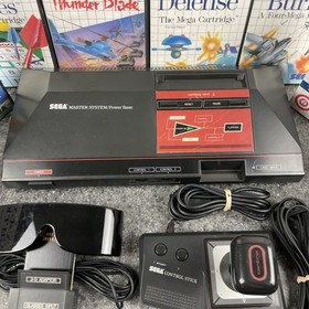 Sega Master System Console+Games+joystick+Light Gun+3D Glasses+Cables WORKS READ