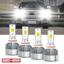 For Chevy Silverado 1500 1999-2006 Combo LED Headlight Bulb High Low Beam Kit
