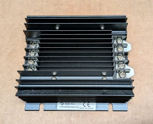 CUI Inc. V-Infinity VHK200W-Q24-S12 Enclosed DC DC Converter (Tested Working)
