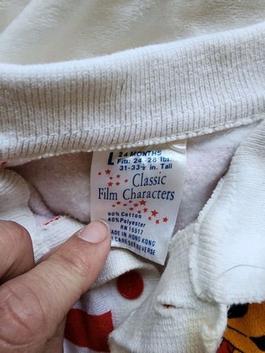 Vintage 90s Disney Sweater Winnie The Pooh Sweatshirt Size 2T Girl Boy Kids - Picture 5 of 9