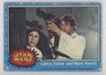 1977 Topps Star Wars Carrie Fisher and Mark Hamill Princess 