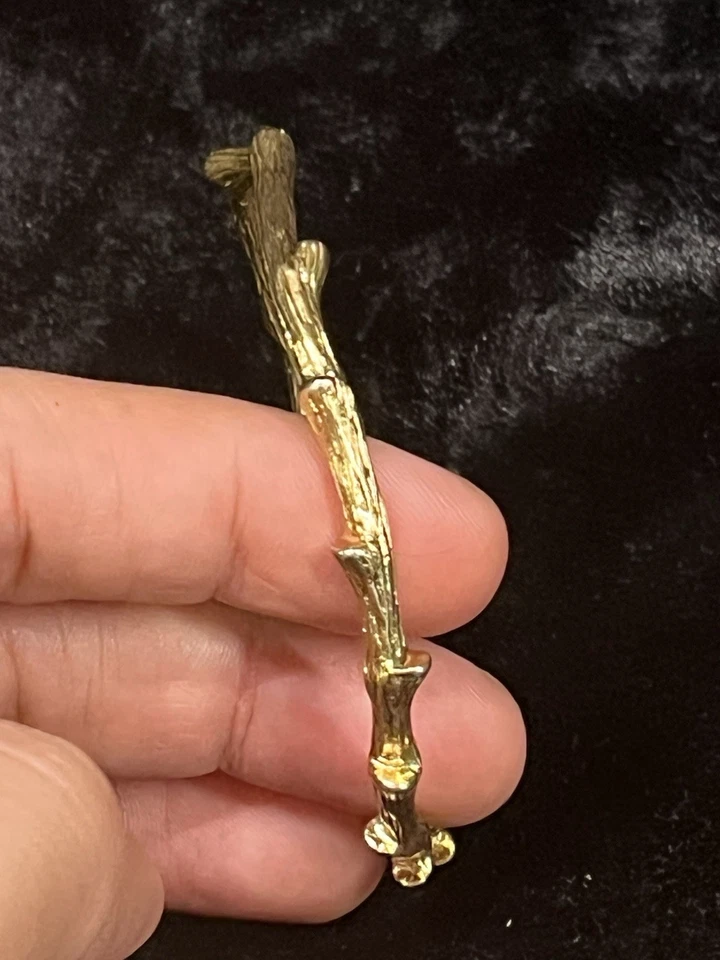 BRAZALETE BRAZALETE RAMITA LIA SOPHIA TONO DORADO 8” Joyería de Moda Única Foto 2 de 4