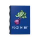 Colorful Beet Spiral Notebook We Got The Beet Garden Journal Organic Food Gift