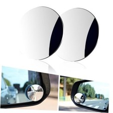 2 PCS Car Blind Spot Mirror, Convex Round Vehicle Reversing Rear View Mirror,