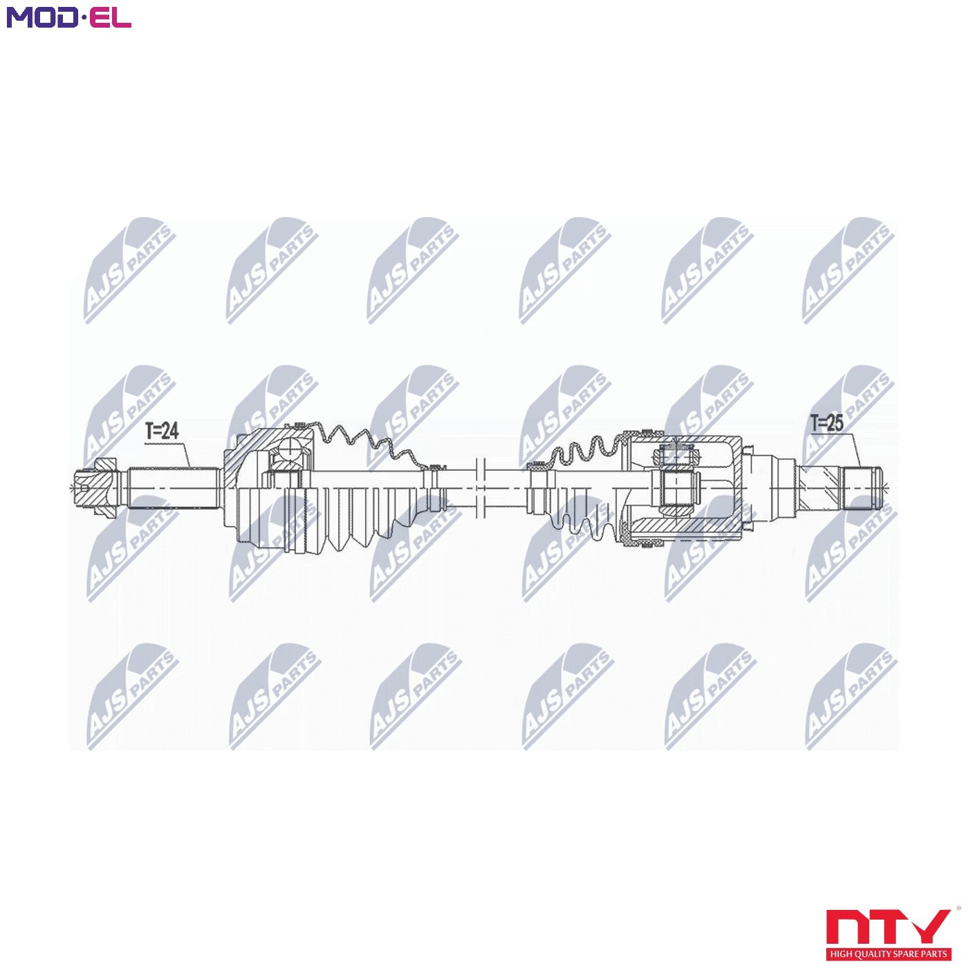 DRIVE SHAFT NPW-MS-063 FOR MITSUBISHI MIRAGE/VI/SPACE/STAR/Hatchback 1.2L 3cyl