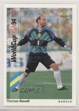 1993 Upper Deck World Cup 94 Preview Spanish Thomas Ravelli #134 mi1