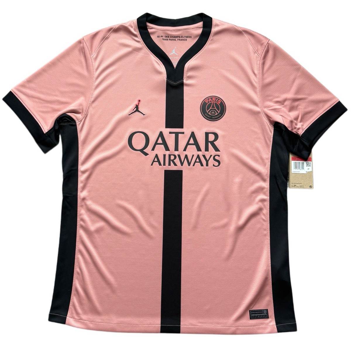 2024/25 PSG Third Jersey #7 Kvaratskhelia Large Jordan Paris Saint