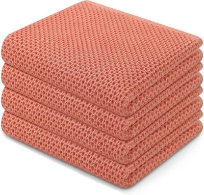100% Cotton Waffle Weave Kitchen Dish Towels, Ultra Soft Absorbent Quick Drying