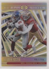 2018 Panini Illusions Clear Shots Gold 3/299 Reuben Foster #CS-RF ni4