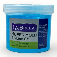 la bella super hold styling gel 12oz ea