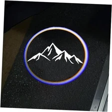 2Pcs Car Door Projector Logo Light for Mountain Range Mountain 01-mountain