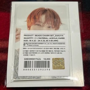 NCT Wish Sakuya Photo Card Concert Hour Wish Beads Set Unopened