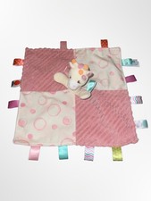 Taggies Tilly Giraffe Stuffed Animal Lovey Security Blanket with Sensory Tags