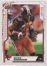 2020 Upper Deck CFL Red 146/165 Bryan Burnham #102 1g43