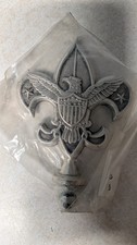 BSA Boy Scout Fleur-de-Lis Flag Pole Topper Finial Eagle Shield Never Used