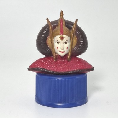 Queen Amidala Head Star Wars Pepsi Bottle Cap Mini Figur Japanisch 