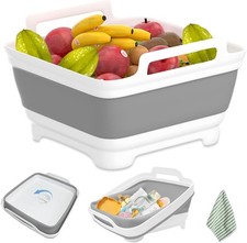 2.4 Gal 9L Collapsible Dish Basin for Baby Bottles,Collapsible Kitchen Sink