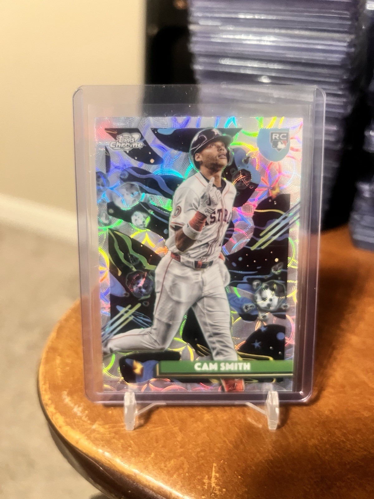 2025 Topps Cosmic Chrome - Cam Smith #166 Nucleus Refractor (RC) ASTROS