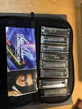 Lee Oskar, Hohner, Fender Diatonic Harmonica Set, Multiple Keys, Case