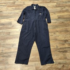 Carhartt FR Coveralls Mens 2XL Regular Blue Flame Resistant Twill Workwear Suit