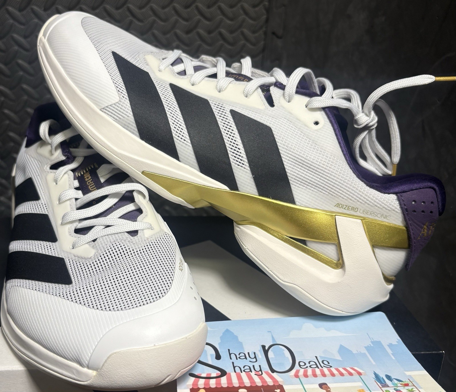 adidas Adizero Ubersonic 5 Tennis/Pickle MENs Size 11 NEW w 