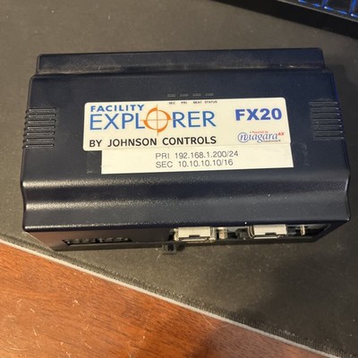 Johnson Controls FX20 Facility Explorer