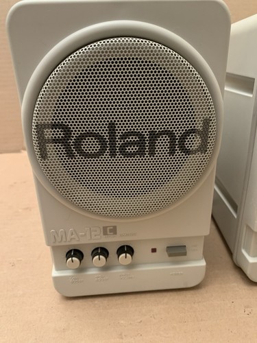 Roland MA-12C Stereo Monitor Lautsprecher Desktop PC Micro Monitor Paar Set GEBRAUCHT - Bild 6 von 21