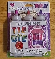Tie-Dye Create Basic Kit - Trial Size Pack - W/Rubber Bands