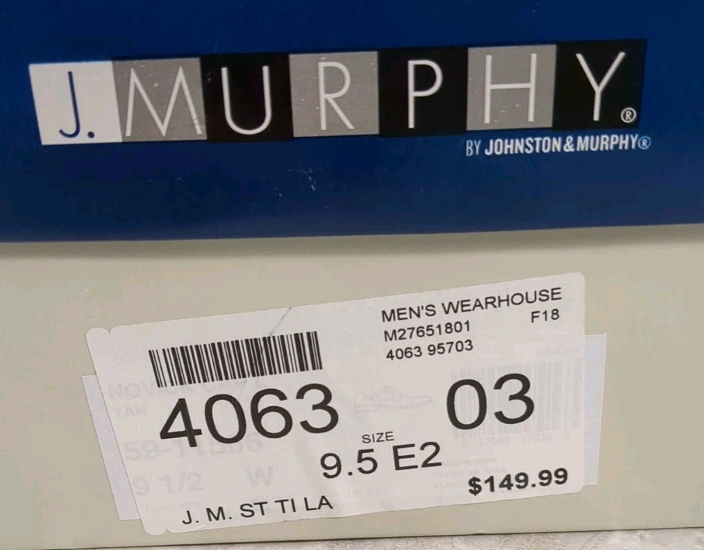 J Murphy by Johnston & Murphy Men's Oxfords 9.5W … - image 2