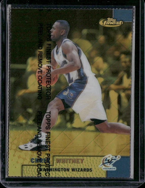 1999-00 Finest #156 Chris Whitney Gold Refractors #/100