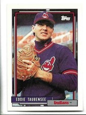EDDIE TAUBENSEE 1992 TOPPS ROOKIE CARD NM-MT+ CONDITION. rookie card picture