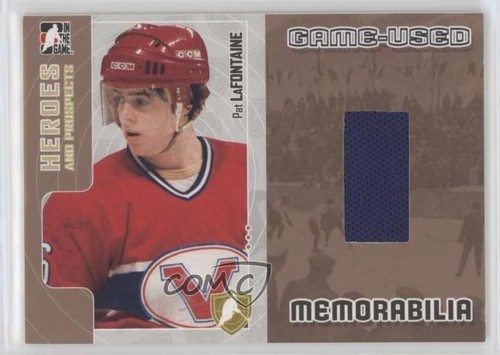 2005-06 ITG Heroes and Prospects Game-Used Memorabilia Pat LaFontaine #HM-07 HOF