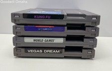 Lot of 4 Boot Tested Assorted Nintendo NES Video Games including Kung Fu