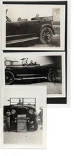 3 x vintage photographs of Anderson's Motor Tours charabanc, Arran (C95924)