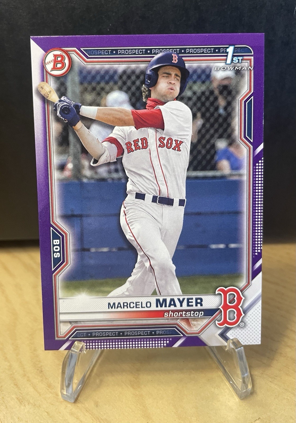 2021 Bowman Draft Paper 1st Bowman - MARCELO MAYER Purple Parallel /250 SP