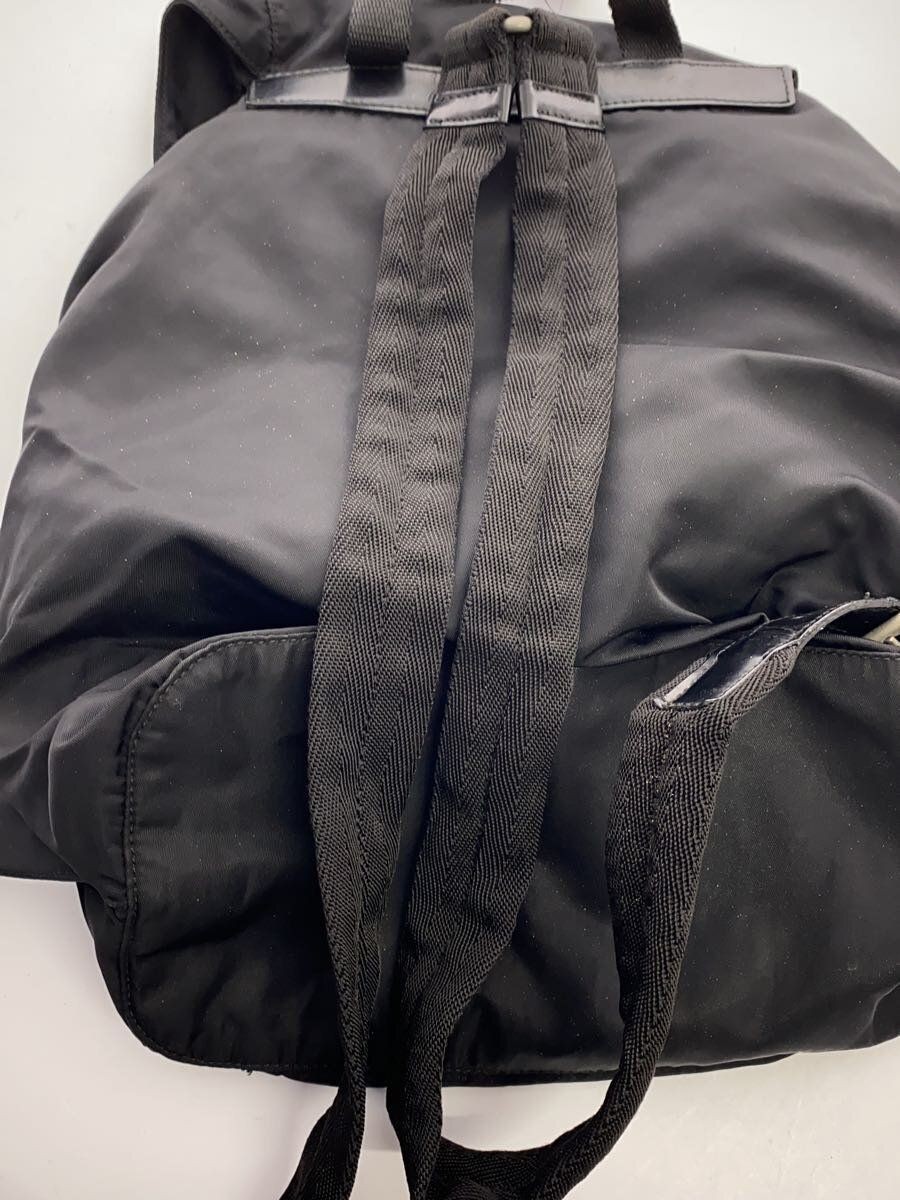 PRADA Backpack Rucksack Nylon Black Solid Used - image 9